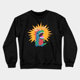 Nani Cartoon Dinosaur Crewneck Sweatshirt